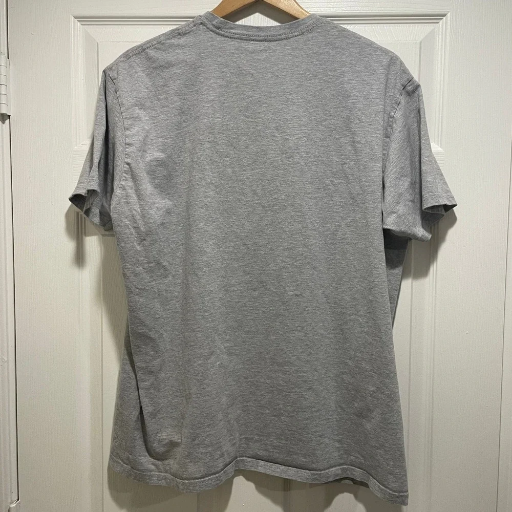 Mitchell & Ness Mens Chicago Cubs Spring Training T-Shirt XL Gray Cotton Blend